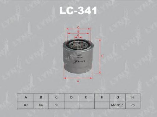 LYNXAUTO LC341 Масляний фільтр