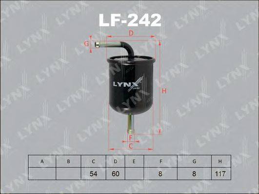 LYNXAUTO LF242 Паливний фільтр