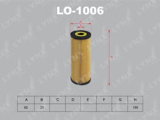 LYNXAUTO LO1006 Масляный фильтр