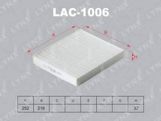 LYNXAUTO LAC1006 Фільтр, повітря у внутрішньому просторі