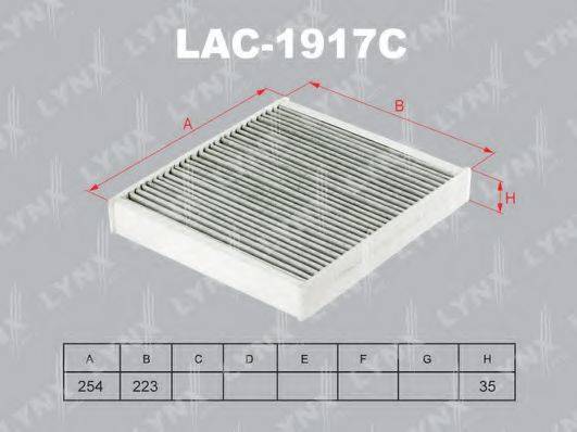 LYNXAUTO LAC1917C Фільтр, повітря у внутрішньому просторі