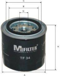 MFILTER TF34 Масляний фільтр