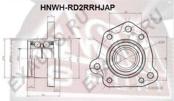 ASVA HNWHRD2RRHJAP Маточина колеса