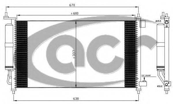 ACR 300682 Конденсатор, кондиціонер