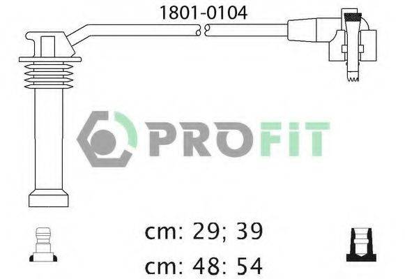 PROFIT 18010104 Комплект дротів запалювання