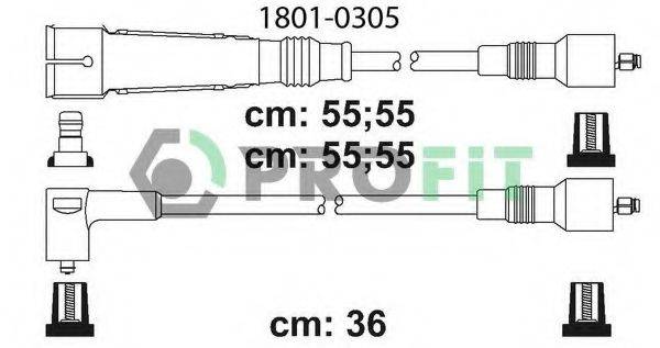 PROFIT 18010305 Комплект дротів запалювання
