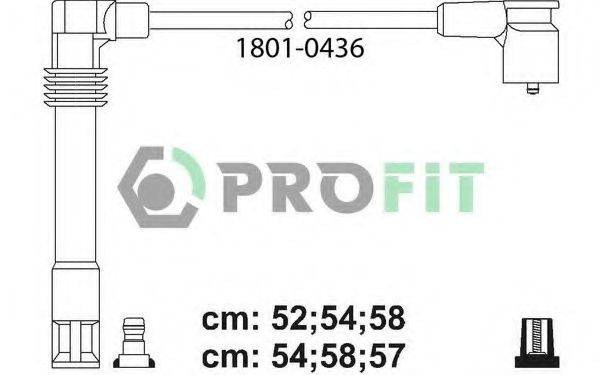 PROFIT 18010436 Комплект дротів запалювання