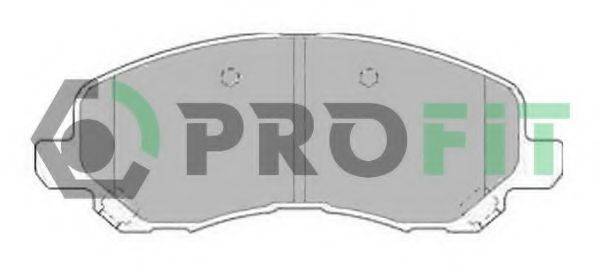 PROFIT 50001621 Комплект гальмівних колодок, дискове гальмо