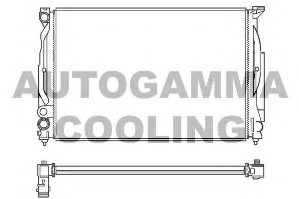 AUTOGAMMA 100061 Радіатор, охолодження двигуна