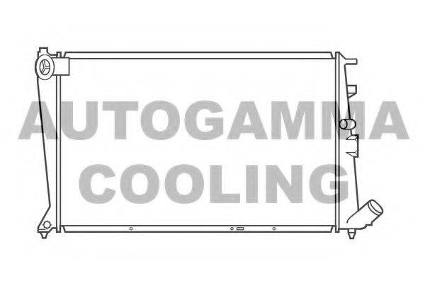 AUTOGAMMA 100216 Радіатор, охолодження двигуна