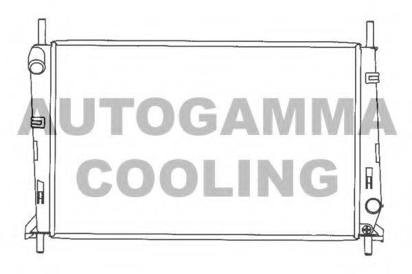 AUTOGAMMA 100370 Радіатор, охолодження двигуна