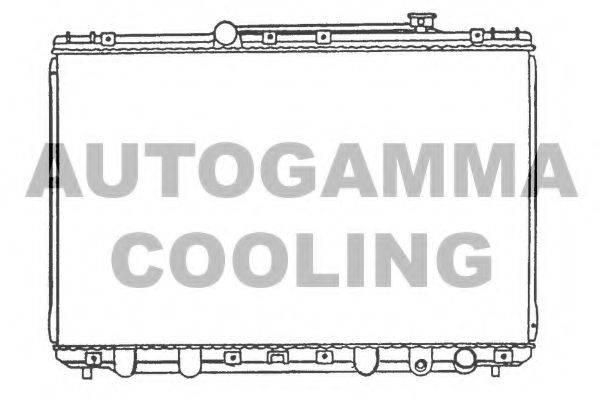 AUTOGAMMA 100991 Радіатор, охолодження двигуна
