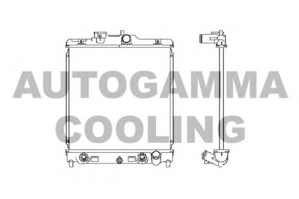 AUTOGAMMA 102115 Радіатор, охолодження двигуна