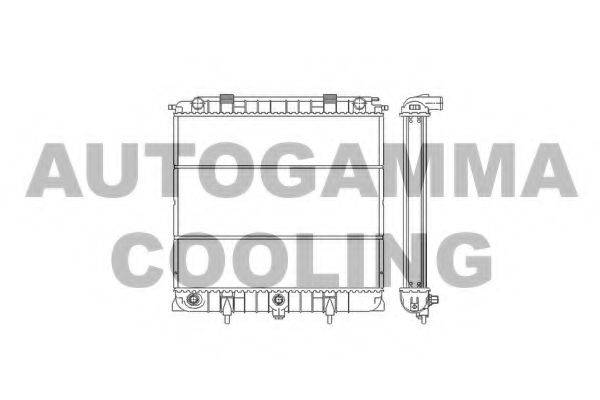 AUTOGAMMA 103269 Радіатор, охолодження двигуна