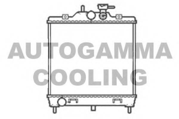AUTOGAMMA 103820 Радіатор, охолодження двигуна
