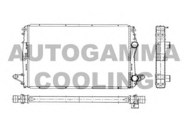 AUTOGAMMA 104213 Радіатор, охолодження двигуна