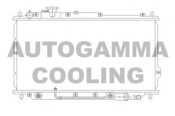 AUTOGAMMA 104653 Радіатор, охолодження двигуна