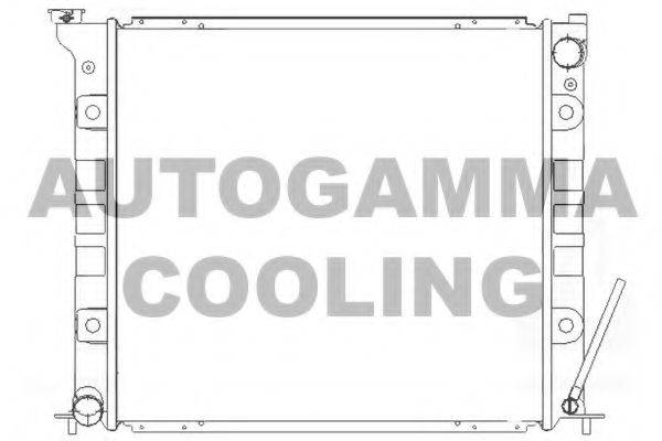 AUTOGAMMA 105118 Радіатор, охолодження двигуна