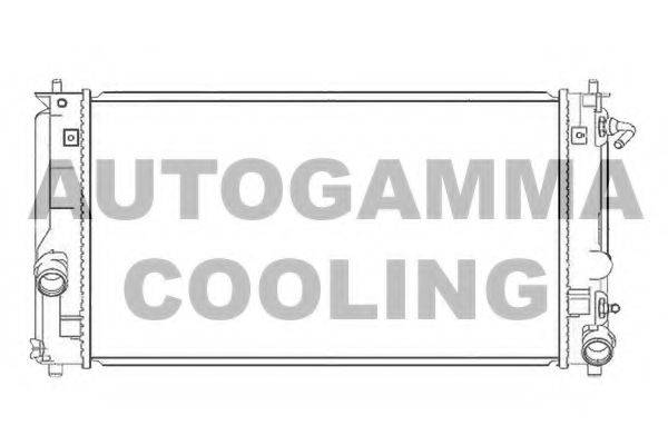 AUTOGAMMA 105766 Радіатор, охолодження двигуна