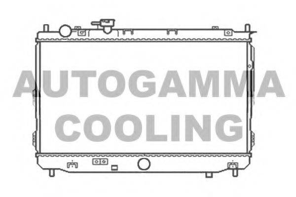 AUTOGAMMA 105803 Радіатор, охолодження двигуна