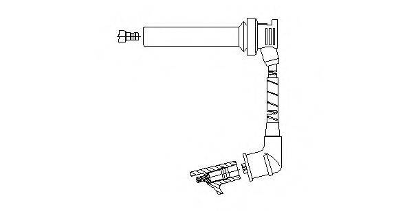 BREMI 403E52 Провід запалювання