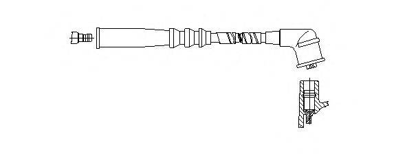 BREMI 709F34 Провід запалювання