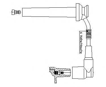 BREMI 8A15R110 Провід запалювання