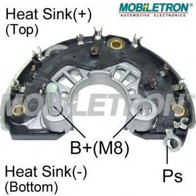 MOBILETRON 0-124-525-054 Випрямляч, генератор