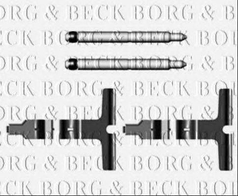 BORG & BECK BBK1444 Комплектуючі, колодки дискового гальма