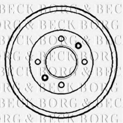 BORG & BECK BBR7088 Тормозной барабан