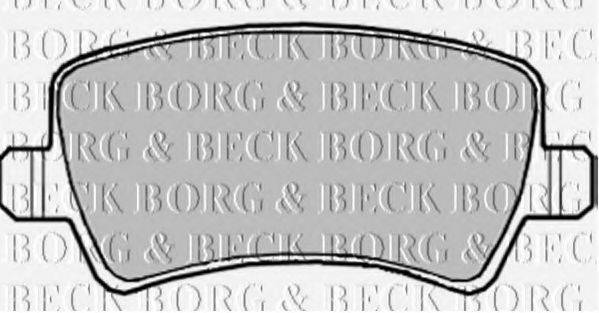 BORG & BECK BBP1982 Комплект гальмівних колодок, дискове гальмо