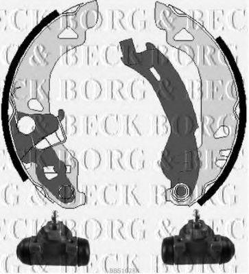 BORG & BECK BBS1028K Комплект гальмівних колодок