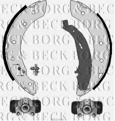 BORG & BECK BBS1047K Комплект гальмівних колодок