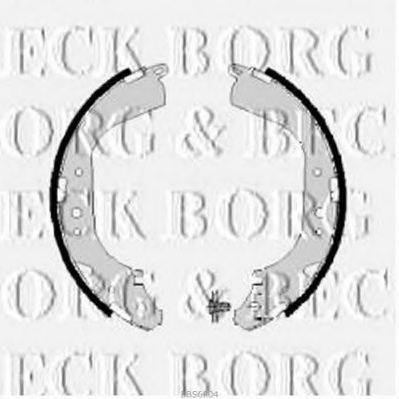 BORG & BECK BBS6004 Комплект гальмівних колодок
