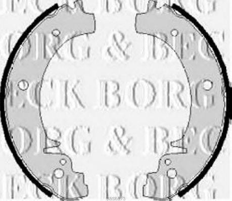 BORG & BECK BBS6075 Комплект гальмівних колодок