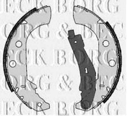 BORG & BECK BBS6268 Комплект гальмівних колодок