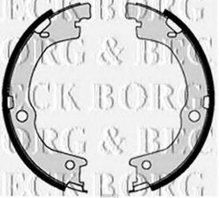 BORG & BECK BBS6422 Комплект гальмівних колодок