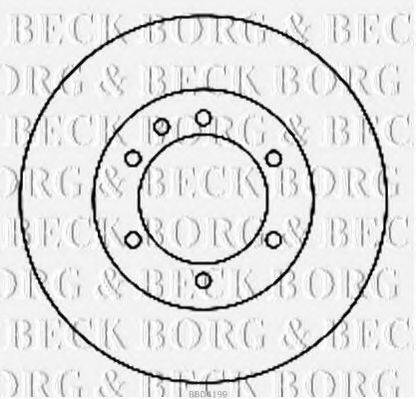 BORG & BECK BBD4199 гальмівний диск