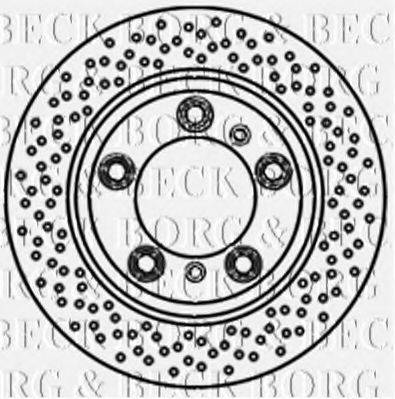 BORG & BECK BBD5191 гальмівний диск