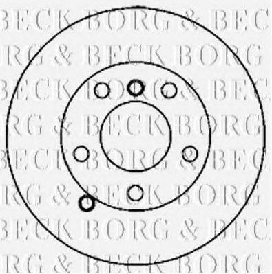 BORG & BECK BBD5820S гальмівний диск