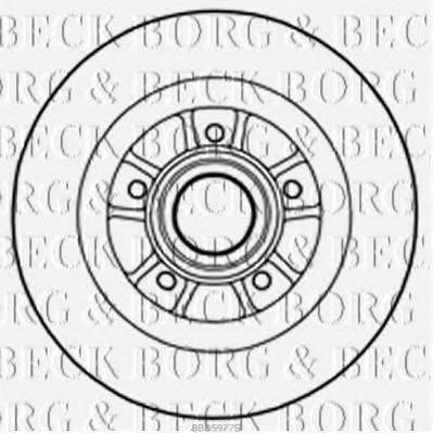BORG & BECK BBD5977S гальмівний диск