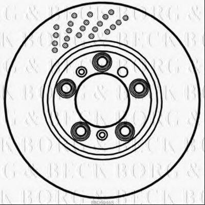 BORG & BECK BBD6046S гальмівний диск