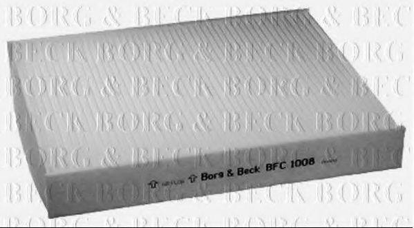 BORG & BECK BFC1008 Фільтр, повітря у внутрішньому просторі