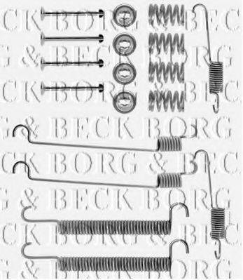BORG & BECK BBK6103 Комплектующие, колодки дискового тормоза