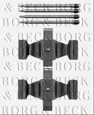 BORG & BECK BBK1272 Комплектуючі, колодки дискового гальма