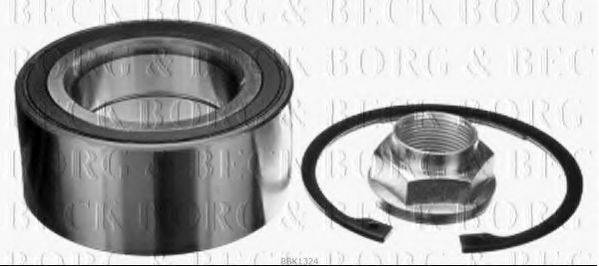 BORG & BECK BBK1324 Комплектуючі, колодки дискового гальма