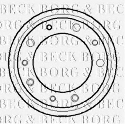 BORG & BECK BBR7029 Гальмівний барабан