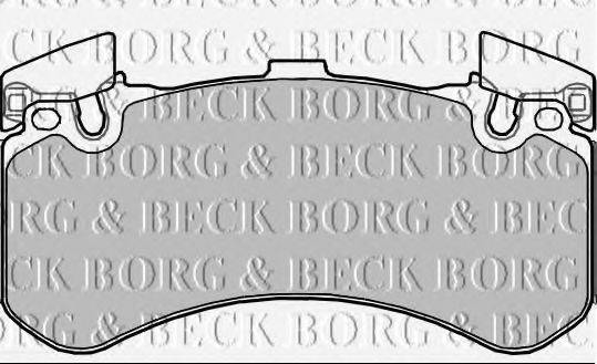 BORG & BECK BBP2356 Комплект гальмівних колодок, дискове гальмо