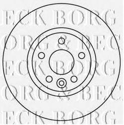 BORG & BECK BBD4567 гальмівний диск