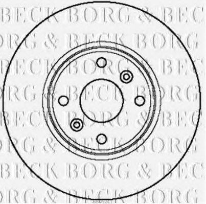 BORG & BECK BBD5211 гальмівний диск